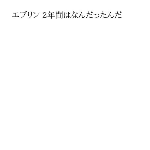 エブリン 2年間はなんだったんだ
