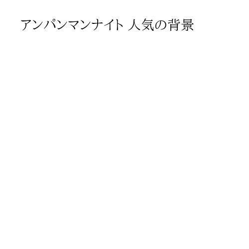 アンパンマンナイト 人気の背景