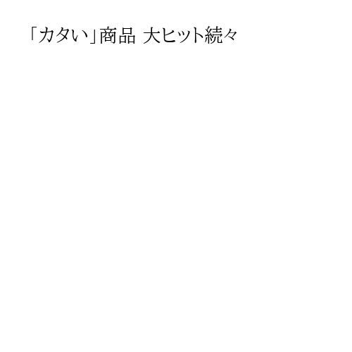 「カタい」商品 大ヒット続々