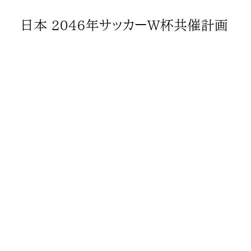 日本 2046年サッカーW杯共催計画