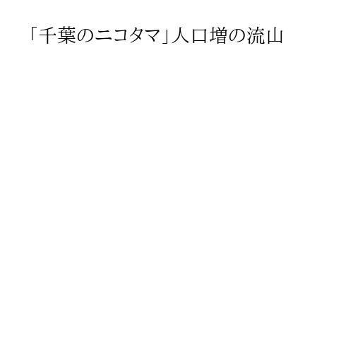 「千葉のニコタマ」人口増の流山