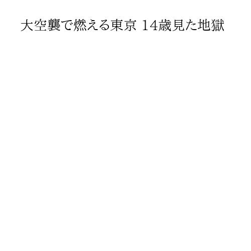 大空襲で燃える東京 14歳見た地獄