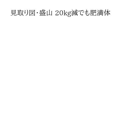 見取り図・盛山 20kg減でも肥満体