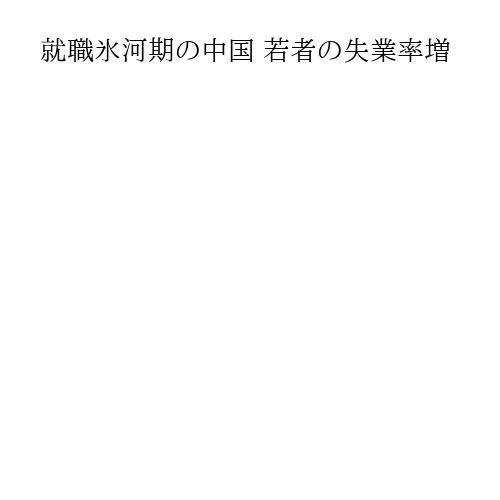 就職氷河期の中国 若者の失業率増