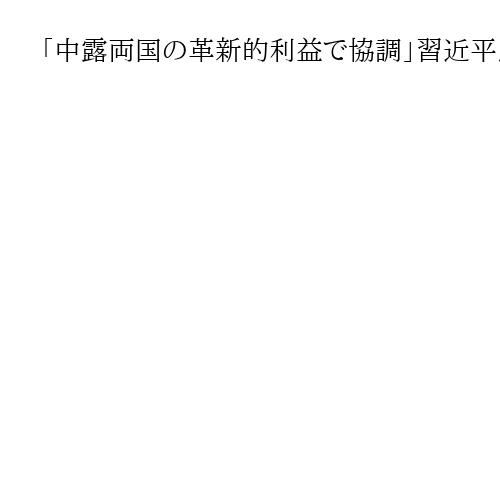 「中露両国の革新的利益で協調」習近平氏がプーチン氏と首脳会談、結束誇示　新華社報道