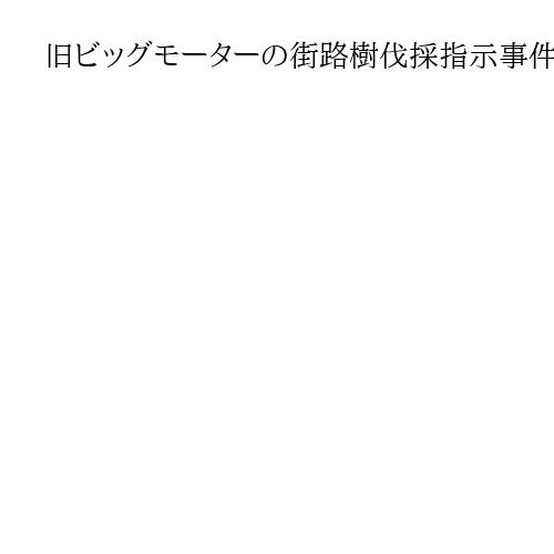 旧ビッグモーターの街路樹伐採指示事件、検察側は罰金30万円求刑　2026年1月判決
