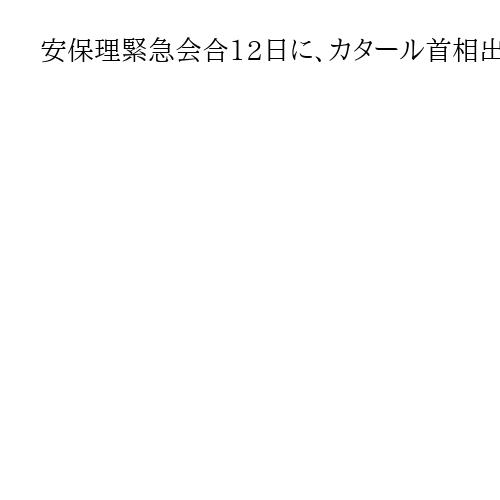 安保理緊急会合12日に、カタール首相出席で変更　イスラエル軍の空爆を協議