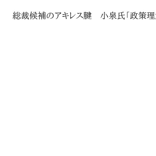 総裁候補のアキレス腱　小泉氏「政策理解能力」、高市氏「公明党との連携」八幡和郎氏寄稿
