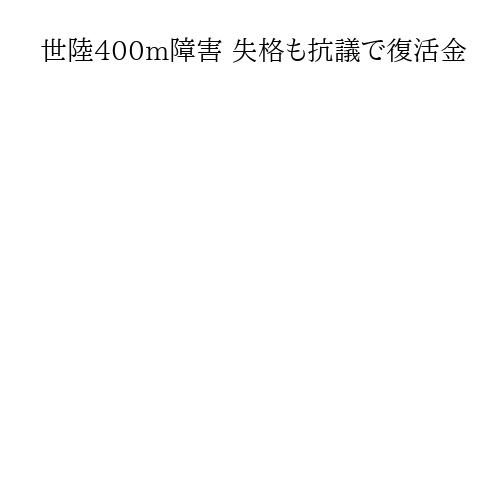 世陸400m障害 失格も抗議で復活金