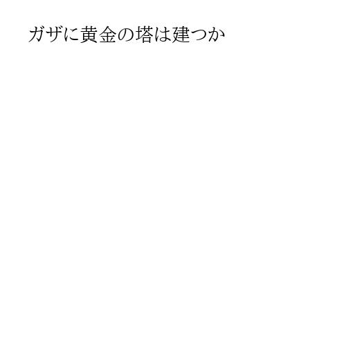 ガザに黄金の塔は建つか　続く死闘、終わる日は