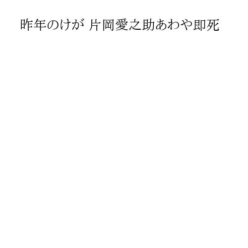 昨年のけが 片岡愛之助あわや即死