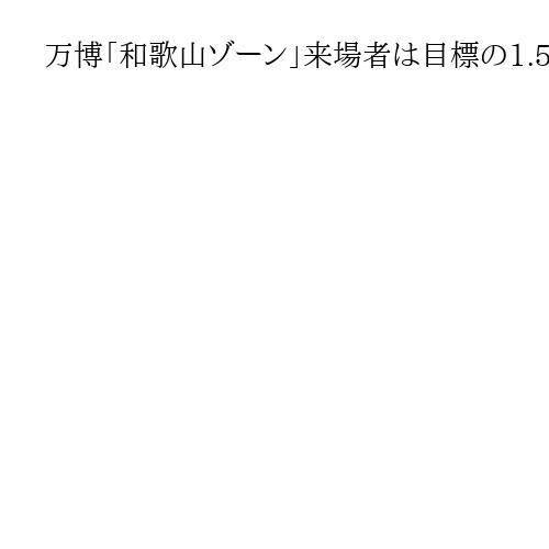 万博「和歌山ゾーン」来場者は目標の1.5倍超の47万人　知事「経験やつながりは財産」