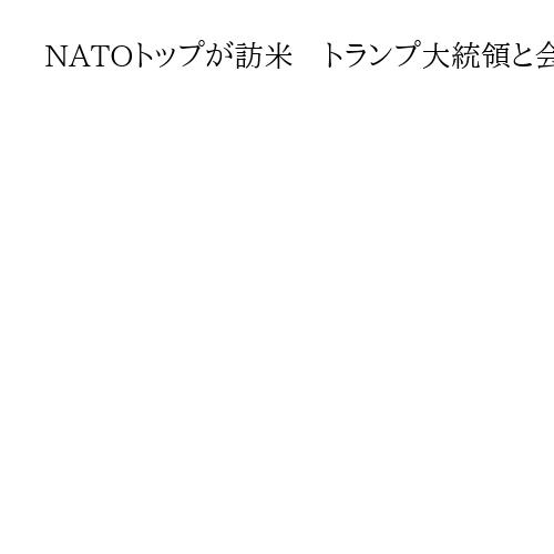 NATOトップが訪米　トランプ大統領と会談へ　ロシア寄りに危機感