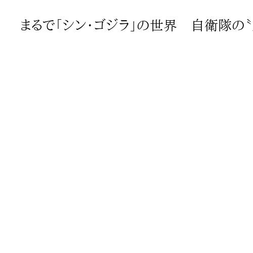 まるで「シン・ゴジラ」の世界　自衛隊の〝対クマ出動〟　「訓練も装備もない」防衛省