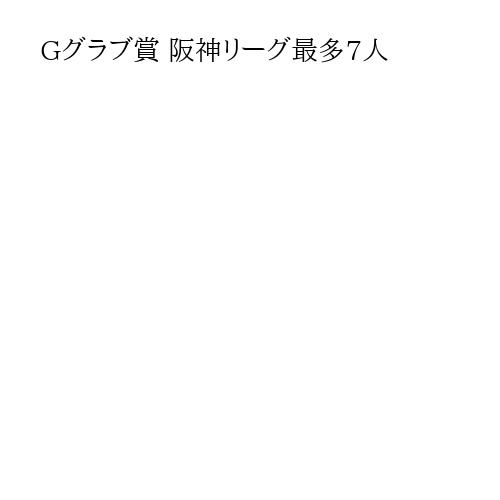Gグラブ賞 阪神リーグ最多7人