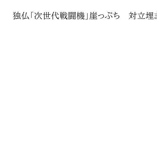 独仏「次世代戦闘機」崖っぷち　対立埋まらず計画大幅縮小か　日英伊3国開発のライバル