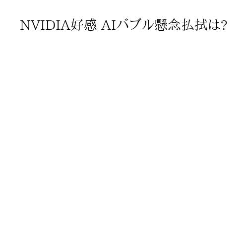 NVIDIA好感 AIバブル懸念払拭は?