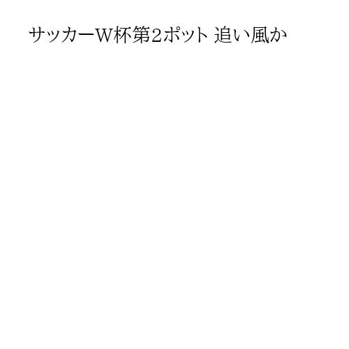 サッカーW杯第2ポット 追い風か