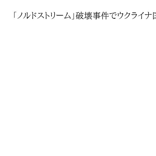 「ノルドストリーム」破壊事件でウクライナ国籍男を移送、イタリア当局がドイツに引き渡し