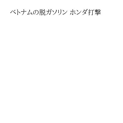 ベトナムの脱ガソリン ホンダ打撃