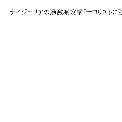 ナイジェリアの過激派攻撃「テロリストに強力で致命的な実行」トランプ氏発表、IS系か