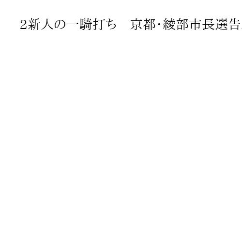 2新人の一騎打ち　京都・綾部市長選告示　市議補選は3新人　25日投開票