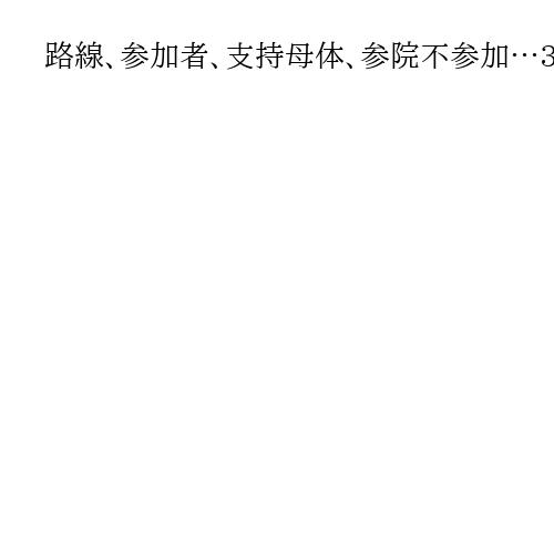 路線、参加者、支持母体、参院不参加…3年で消えた新進党と類似点多い中道改革連合