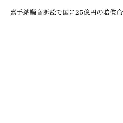 嘉手納騒音訴訟で国に25億円の賠償命令　飛行差し止めは「第三者の行為」と棄却