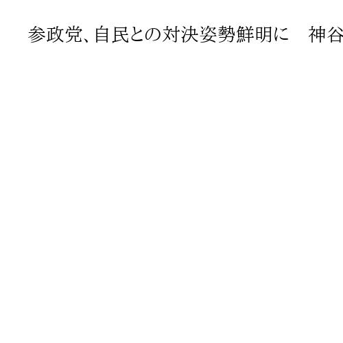 参政党、自民との対決姿勢鮮明に　神谷代表「第三極目指す」