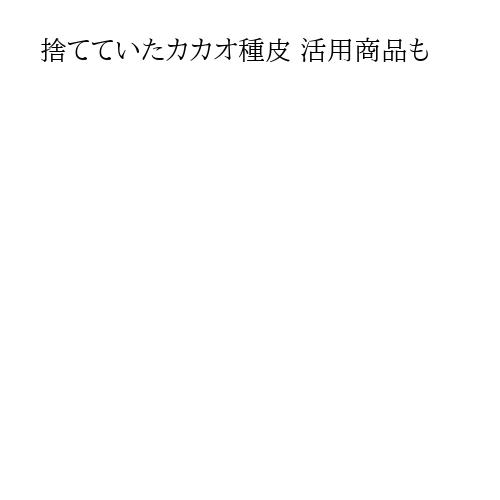 捨てていたカカオ種皮 活用商品も