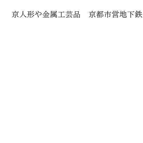 京人形や金属工芸品　京都市営地下鉄の車内展示に協力した伝統産業関係者に感謝状