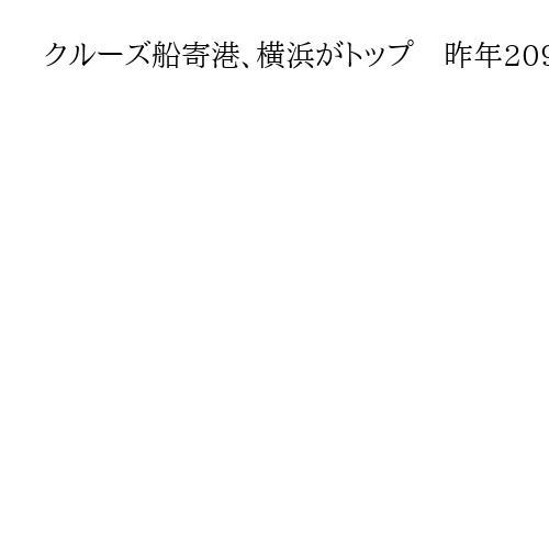 クルーズ船寄港、横浜がトップ　昨年209回で返り咲き、博多港と同数