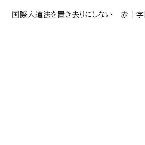 国際人道法を置き去りにしない　赤十字国際委員会駐日代表の榛澤祥子氏「有事の備えを」