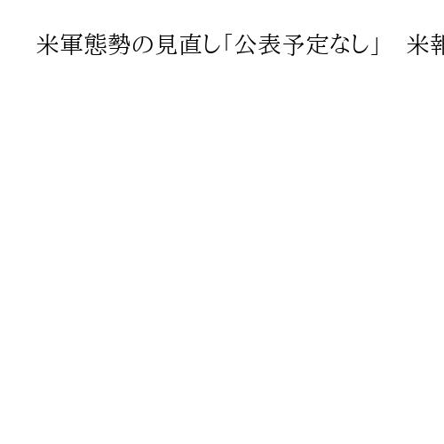 米軍態勢の見直し「公表予定なし」　米報道、トランプ政権の透明性に懸念